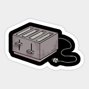 A nice chrome toaster Sticker